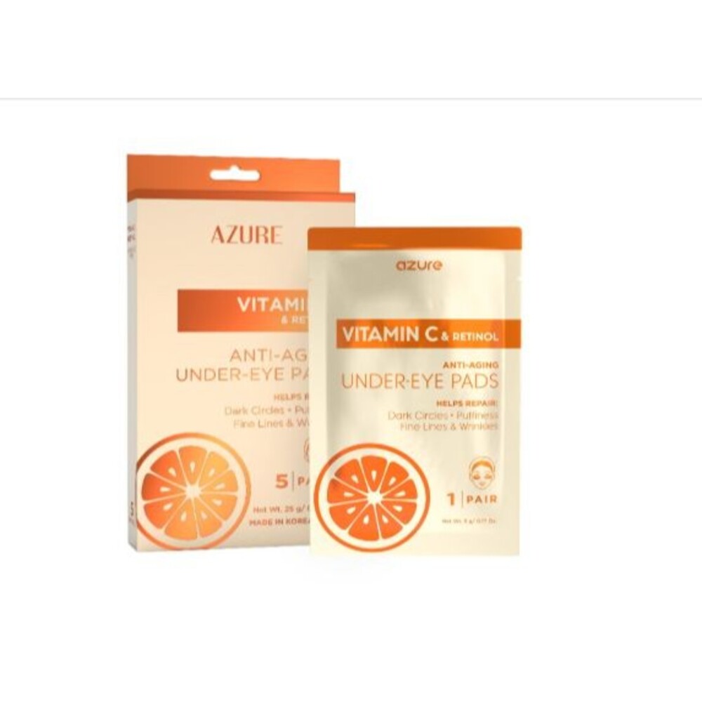 Zure Cosmetics Vitamin C Under Eye Pads Anti Aging, Lifting & Moisturizing Eye